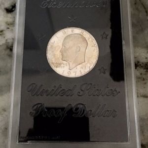 1971-S Eisenhower Mint Proof Silver Dollar Coins